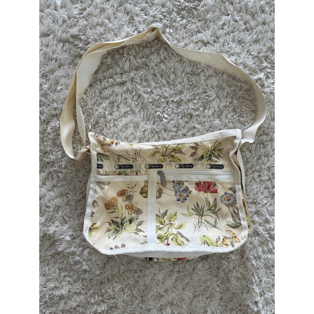 LeSportsac Bag Floral Print Adjustable Strap 14”x11”x6" - Picture 4 of 5